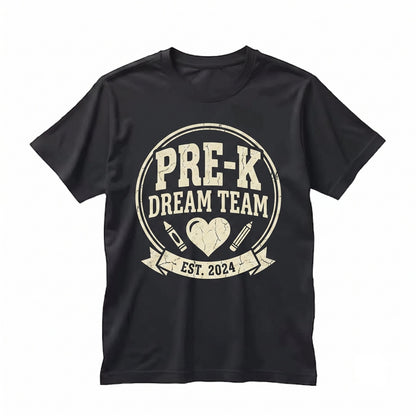 Pre-K Preschool Teacher Back to School Crew First Day Educator Gift Unisex TShirt