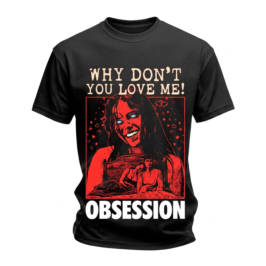 Obsession Movie Why Dont We Love Me Vintage Gothic Horror 2026 Thriller Film Fan Gift Unisex TShirt