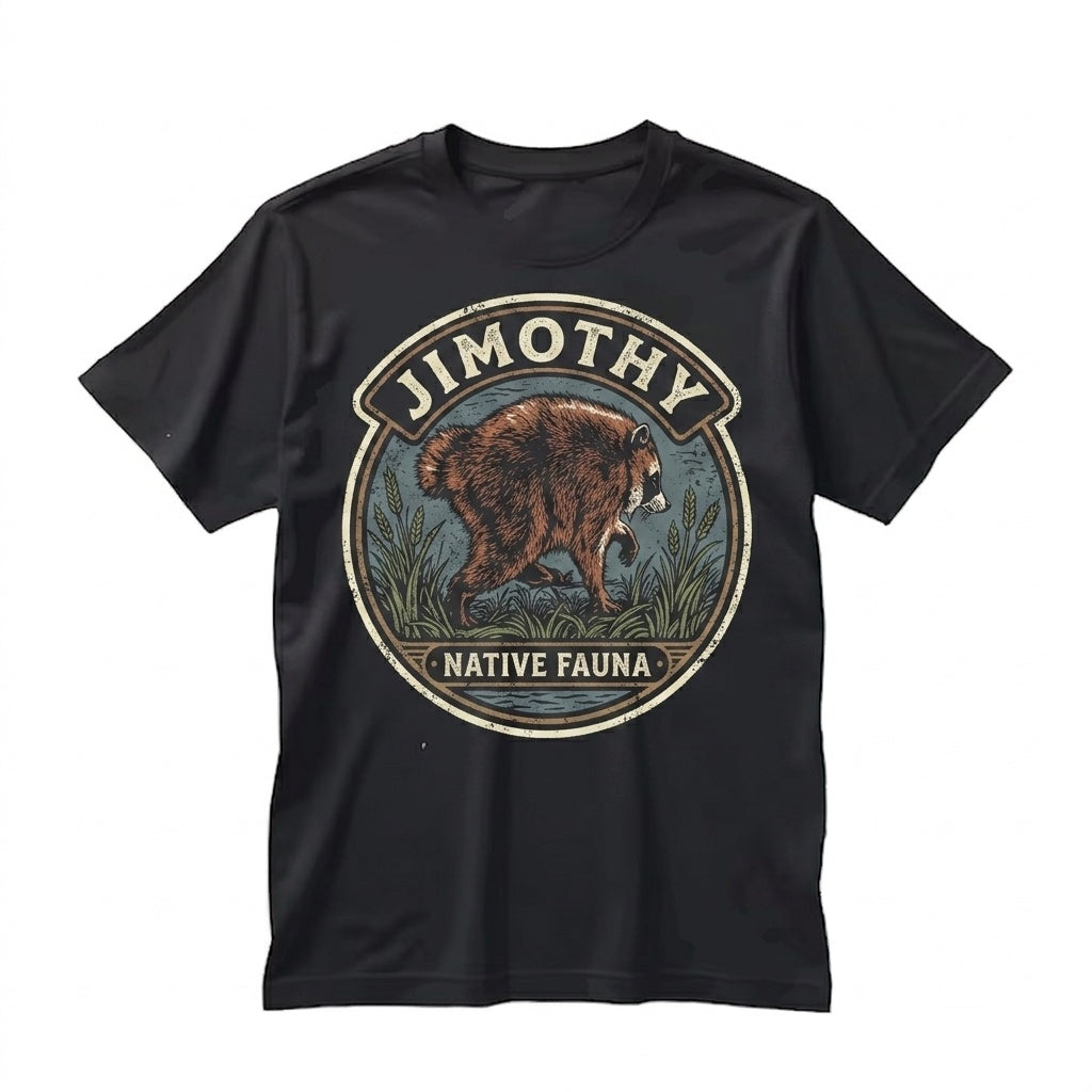 Jimothy Famous Seattle Raccoon Cute Trash Panda Viral Short King Unisex TShirt