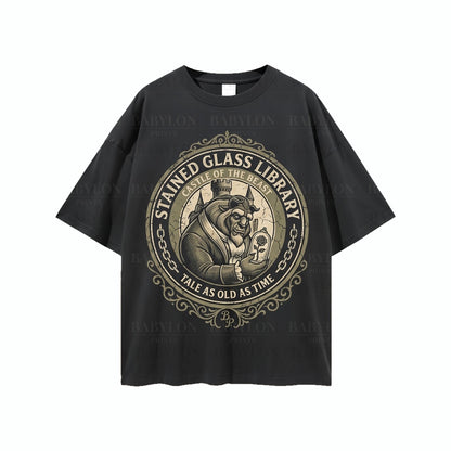 Oversized Belle Princess Fairytale Vacation Graphic Unisex TShirt
