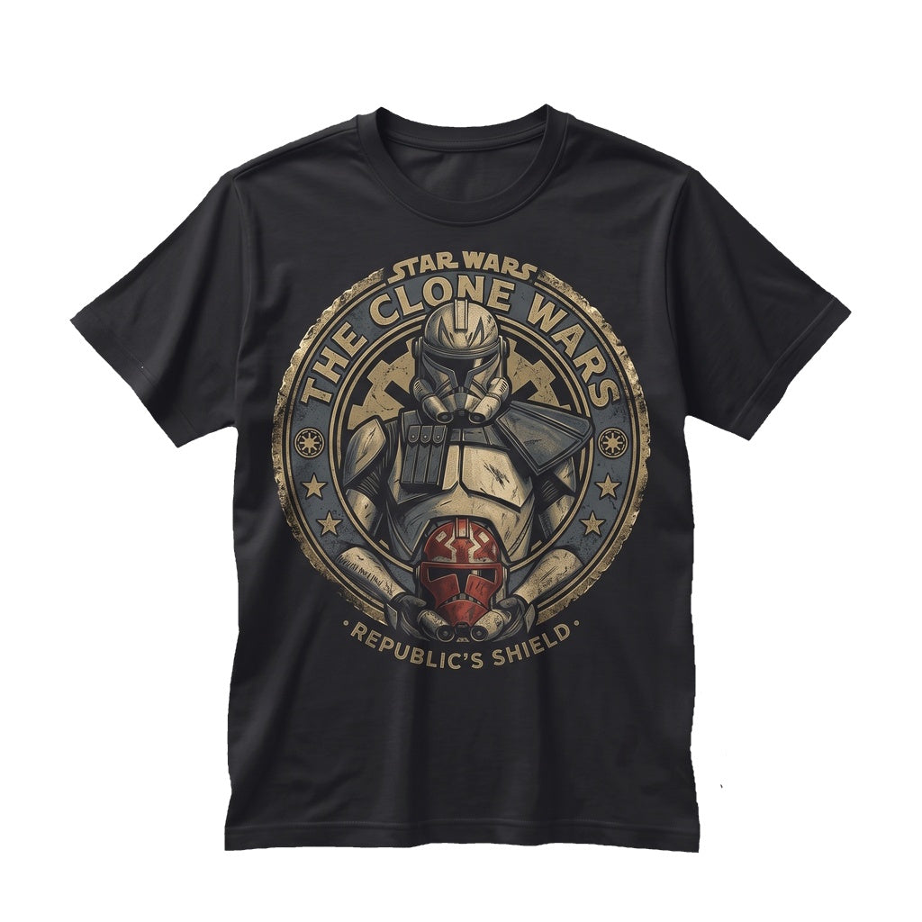 Captain Rex Clone Trooper 501st Legion Vintage Graphic Sci-Fi Apparel Unisex TShirt