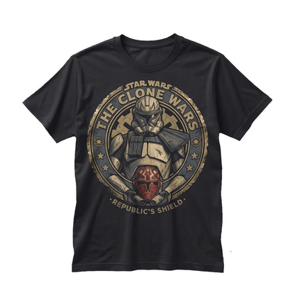 Captain Rex Clone Trooper 501st Legion Vintage Graphic Sci-Fi Apparel Unisex TShirt