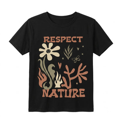 Botanical Nature Respect Earth Plant Graphic Vintage Print Eco Unisex TShirt
