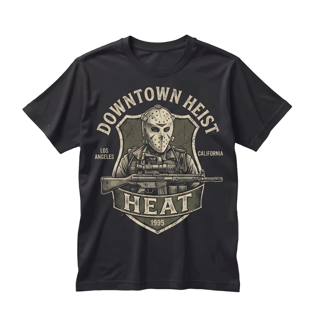 Vintage 1990s Action Movie Streetwear Heat Graphic Unisex TShirt