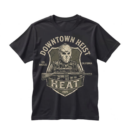Vintage 1990s Action Movie Streetwear Heat Graphic Unisex TShirt
