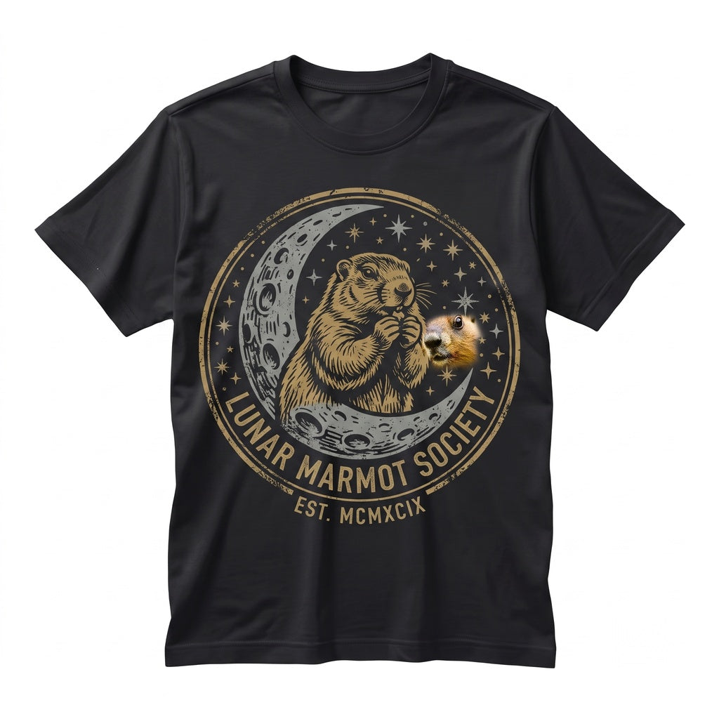 Three Retro Vintage Moon Prairie Dog Cute Funny Animal Rodent Graphic Gift Unisex TShirt