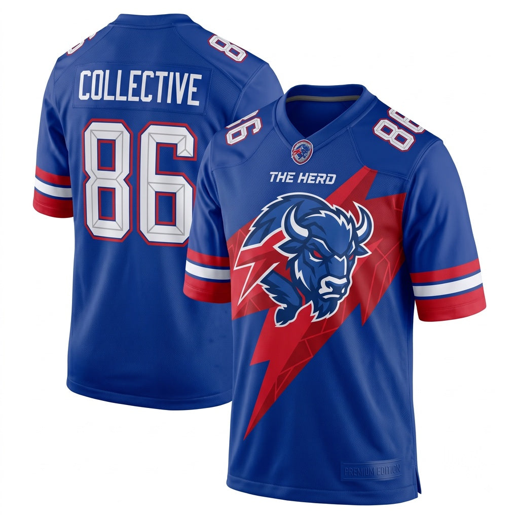 Unisex Game Day Football Fan Jersey - Stitched Lightweight Breathable Mesh Athletic Shirt