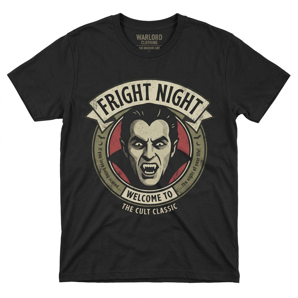 Vintage Vampire Horror Movie Graphic Halloween Retro Fright Night Unisex TShirt