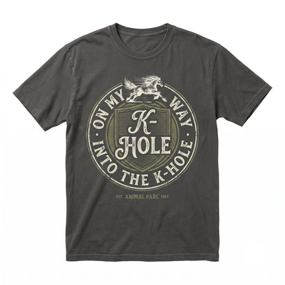 Vintage K-Hole Graphic EDM Rave Party Humor Music Festival Apparel Gift for Raver Unisex TShirt