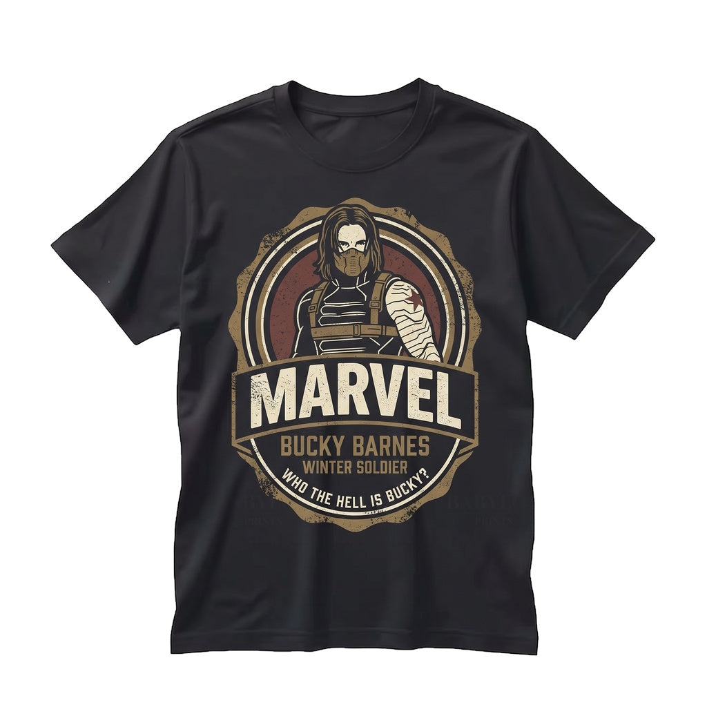 Vintage Oversized Bucky Barnes Graphic Top Retro Thunderbolts Comic Sebastian Stan Unisex TShirt