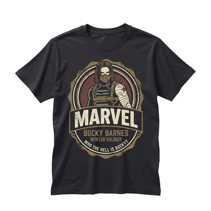 Vintage Oversized Bucky Barnes Graphic Top Retro Thunderbolts Comic Sebastian Stan Unisex TShirt