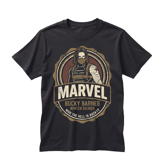 Vintage Oversized Bucky Barnes Graphic Top Retro Thunderbolts Comic Sebastian Stan Unisex TShirt