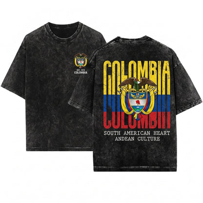 Bolivia Flag National Pride Bolivian Traveler Friend Gift Unisex Wash T-Shirt