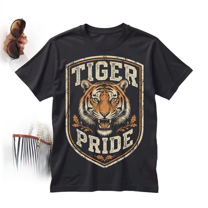 Tiger Pride Football Game Day Tailgate Graphic Pullover Sports Apparel Unisex TShirt