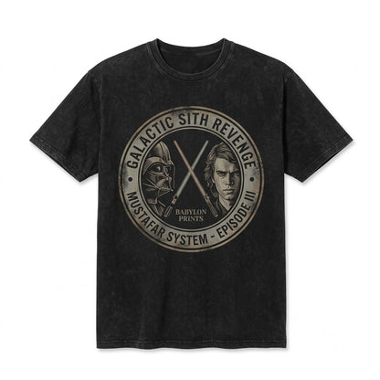 Vintage Revenge of the Sith Anakin Skywalker Darth Vader Dark Chosen One Graphic Unisex TShirt