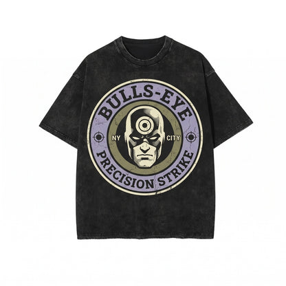 Oversized Bullseye Pointdexter Assassin Graphic Comic Book Retro Born Again Villain Merch Unisex TShirt