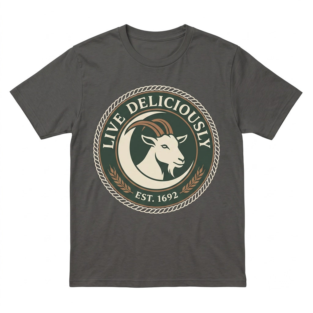Black Phillip Live Deliciously Horror Movie Goat Occult Graphic Cotton Unisex TShirt