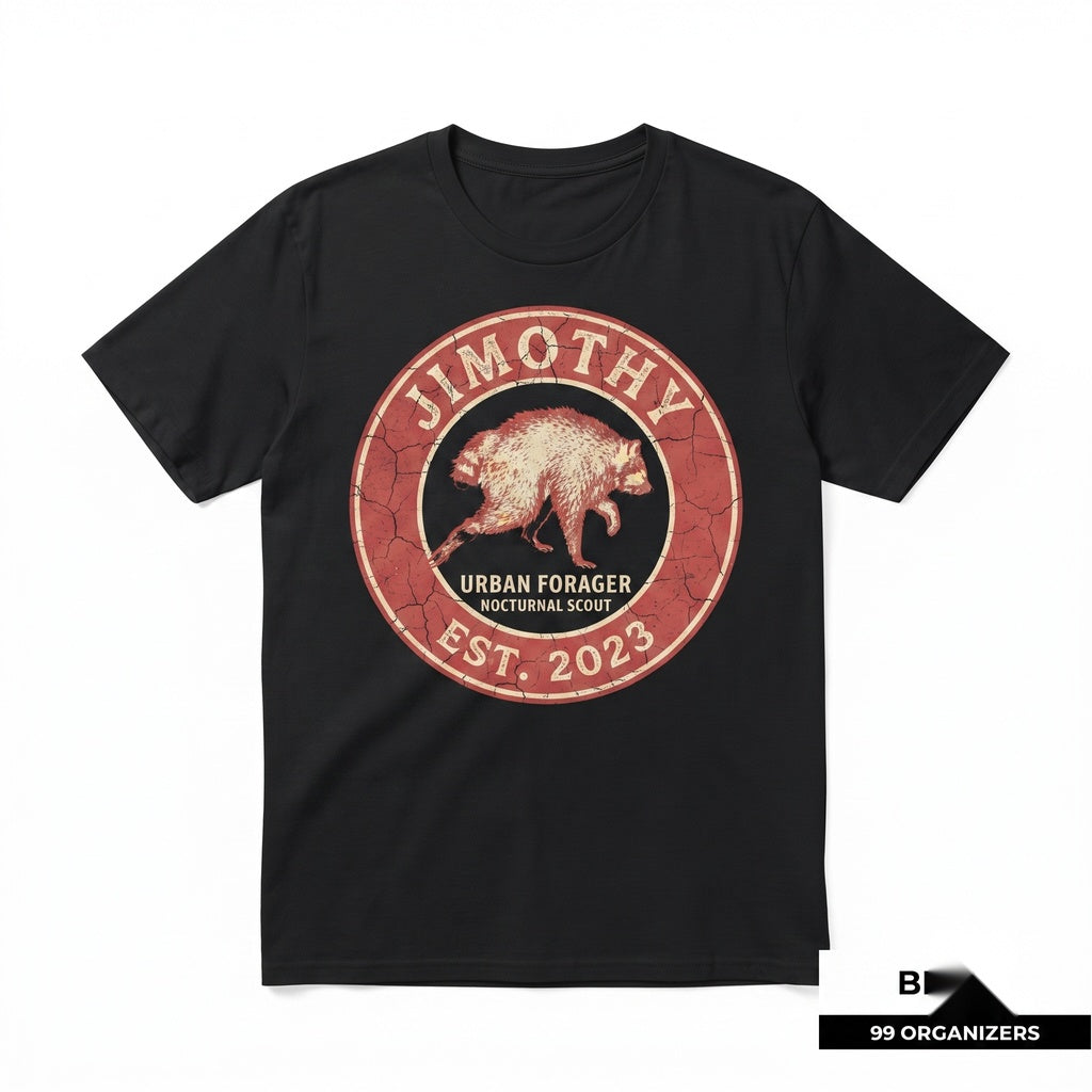 Jimothy Raccoon Viral Seattle Meme Vintage Trash Panda Apparel Unisex TShirt