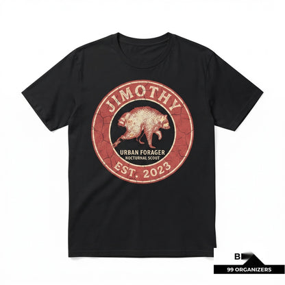 Jimothy Raccoon Viral Seattle Meme Vintage Trash Panda Apparel Unisex TShirt