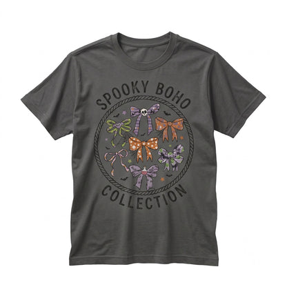 Cute Coquette Bow Halloween Spooky Season Aesthetic Gift Unisex TShirt