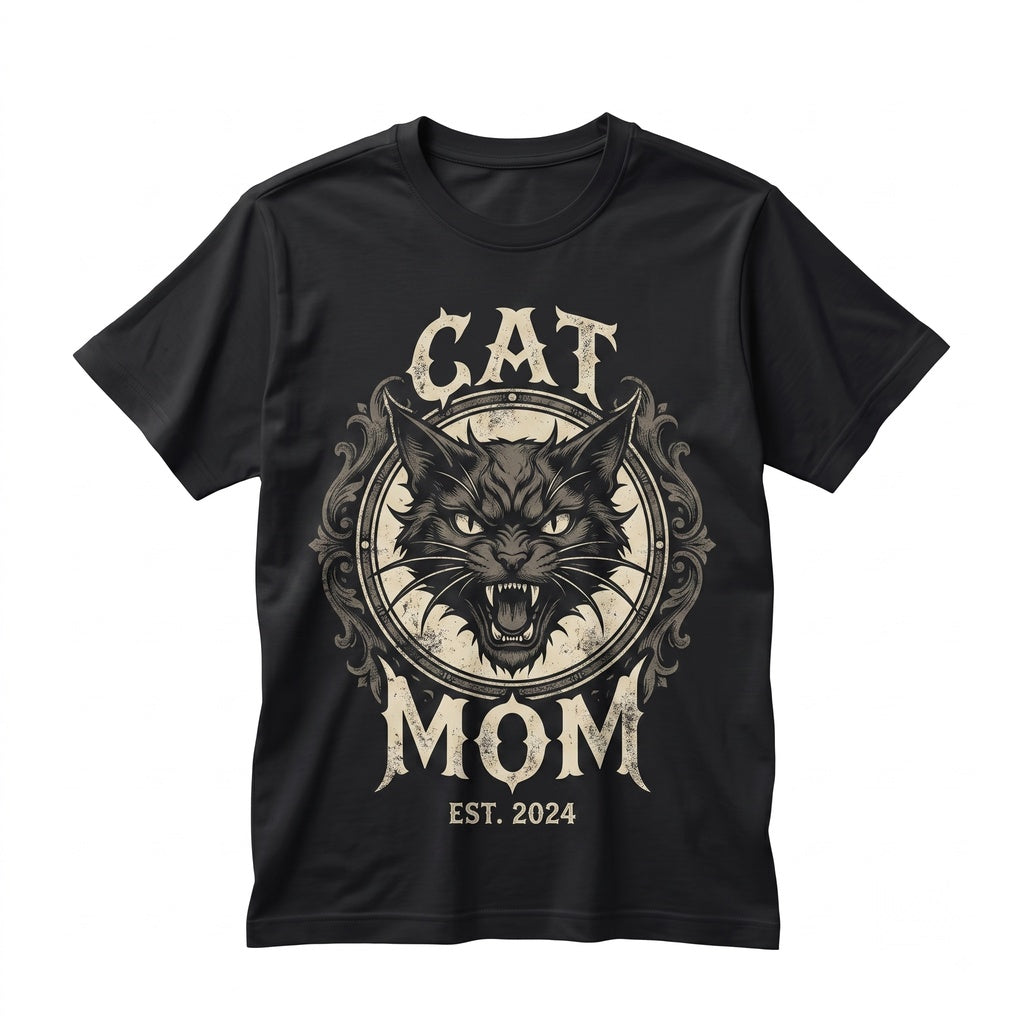 Spooky Cat Mom Pet Lover Mama Halloween Gift Unisex TShirt