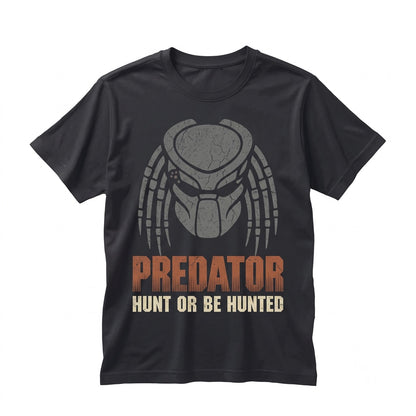 Alien Hunter Sci-Fi Graphic Vintage Cotton Unisex TShirt