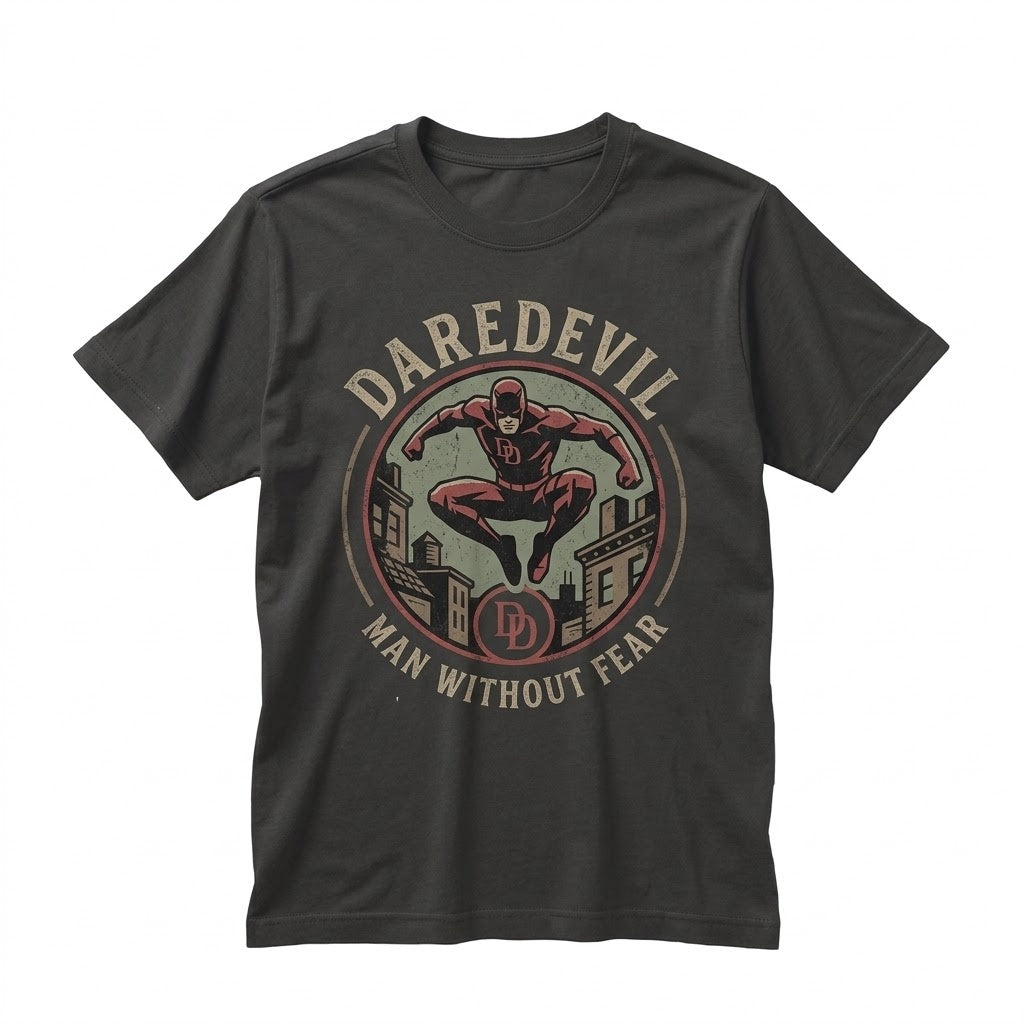 Vintage Daredevil Born Again Comic Matt Murdock Graphic Fan Gifts Retro Superhero Merch Unisex TShirt