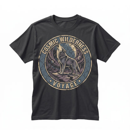 Vintage Howling Wolf Moon Graphic Wildlife Nature Rustic Outdoor Gift Unisex TShirt