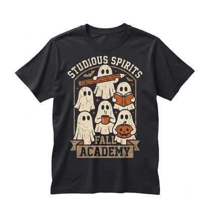 Spooky Halloween Ghost Teacher Fall Autumn Educator School Graphic Apparel Unisex TShirt