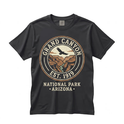 Grand Canyon National Park Arizona Desert Graphic Vintage Landscape Retro Hiking Nature Gift Unisex TShirt