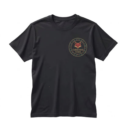 Vintage Christmas Fox Graphic, Festive Holiday Animal Lover Gift Unisex TShirt