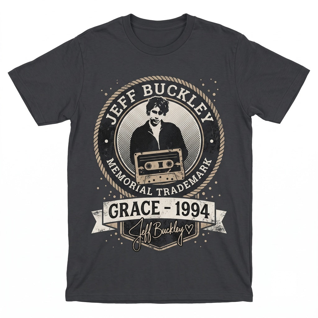 Jeff Buckley Grace Album Cover Vintage 90s Alternative Rock Graphic Music Unisex TShirt
