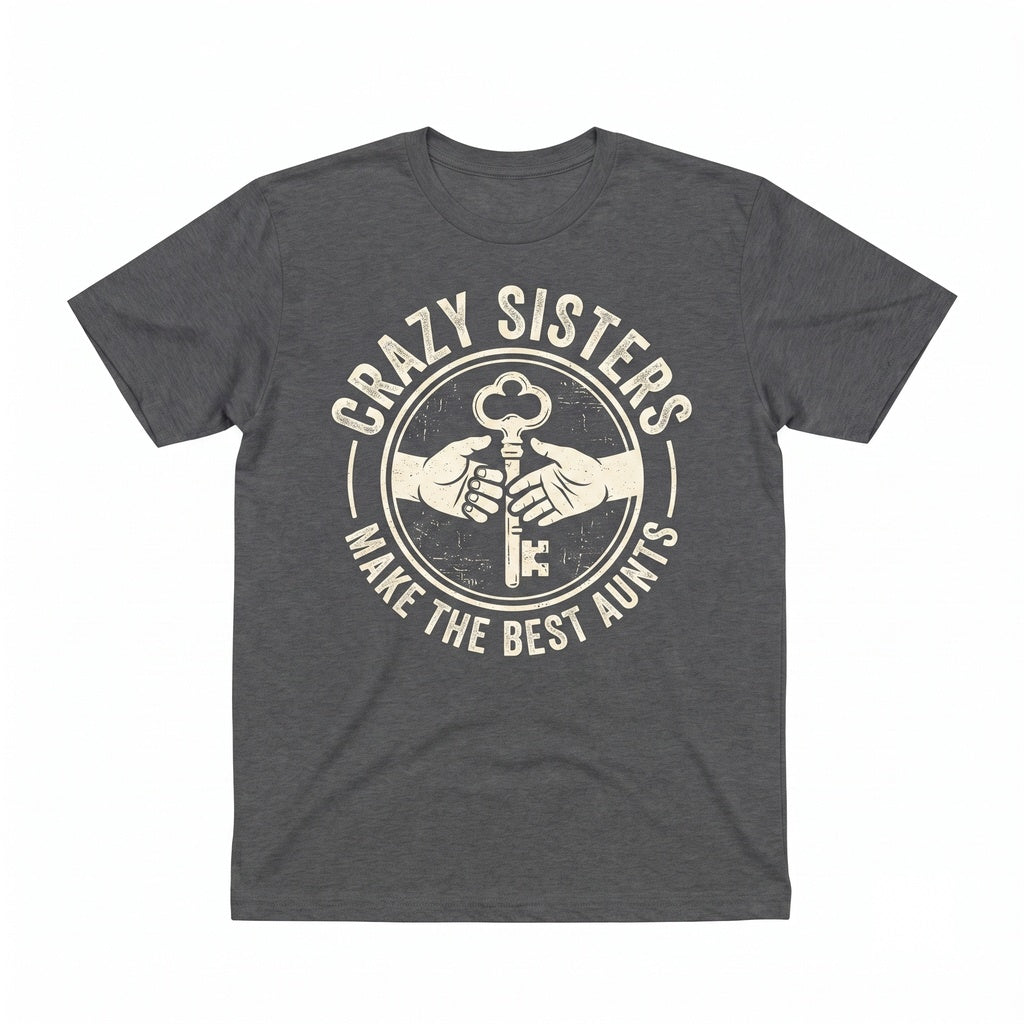 Funny Aunt Novelty Apparel Crazy Sisters Gift Unisex TShirt