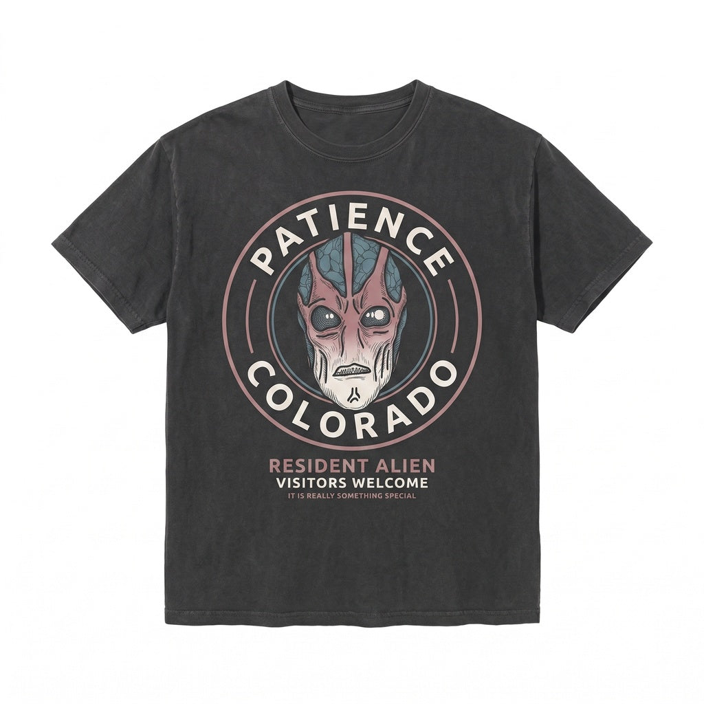 Retro Patience Colorado Alien Extraterrestrial Sci-Fi TV Series Graphic Unisex TShirt