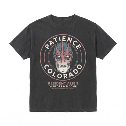 Retro Patience Colorado Alien Extraterrestrial Sci-Fi TV Series Graphic Unisex TShirt