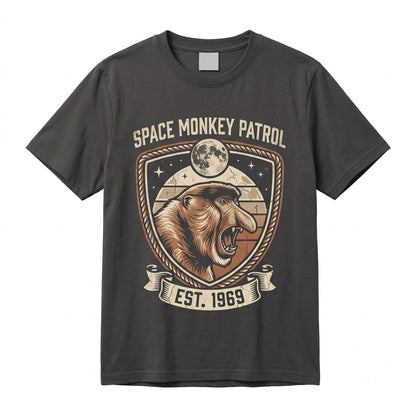 Three Proboscis Monkey Graphic Funny Big Nose Primate Vintage Oversized Jungle Exotic Animal Gift Unisex TShirt