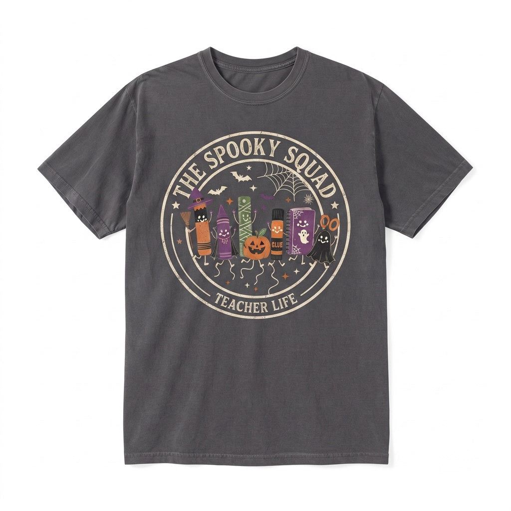 Halloween Teacher Spooky School Supplies Graphic Apparel Unisex TShirt