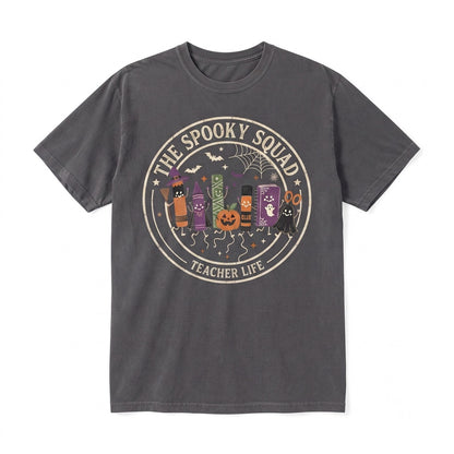 Halloween Teacher Spooky School Supplies Graphic Apparel Unisex TShirt