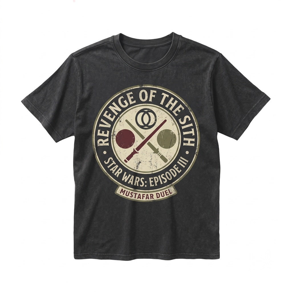 Oversized Anakin Skywalker Revenge of the Sith Sci-Fi Movie Graphic Galaxy Theme Park Vacation Apparel Unisex TShirt
