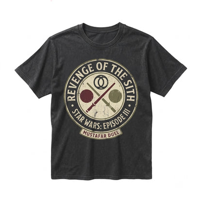 Oversized Anakin Skywalker Revenge of the Sith Sci-Fi Movie Graphic Galaxy Theme Park Vacation Apparel Unisex TShirt