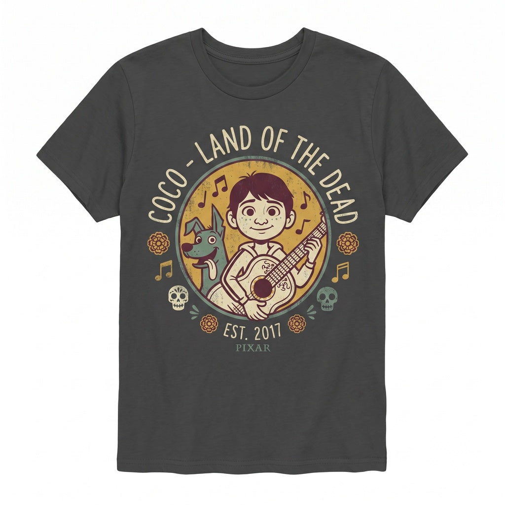 Coco Miguel Rivera Dante Sugar Skull Day of the Dead Skeleton Calavera Balloon Unisex TShirt