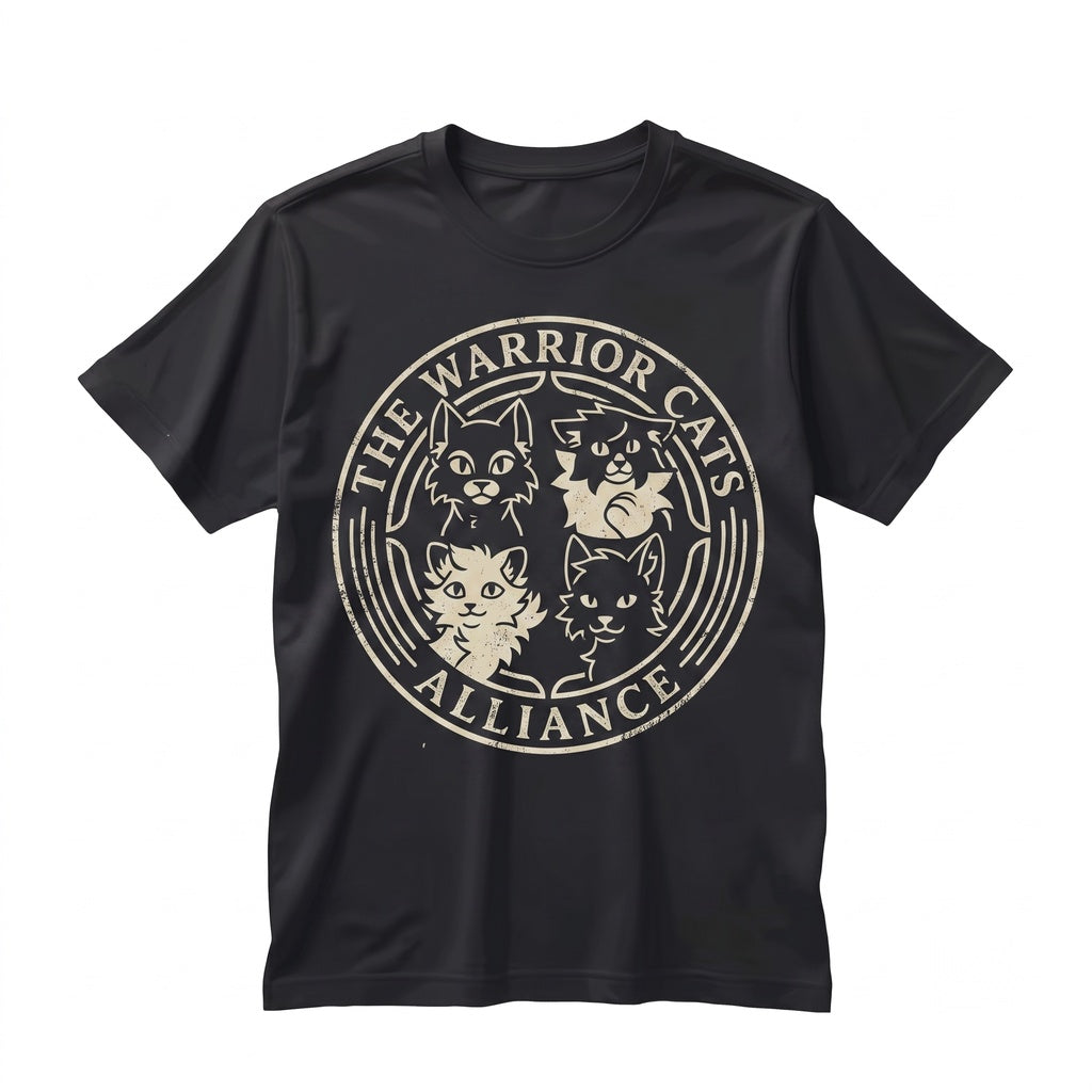 Four Forest Clan Felines Graphic Pet Mom Birthday Gift Unisex TShirt