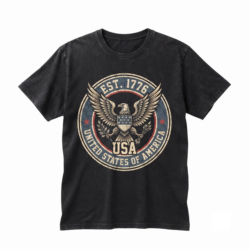 America Semiquincentennial Patriotic Flag Graphic Apparel 250 Years Freedom USA Anniversary Unisex TShirt