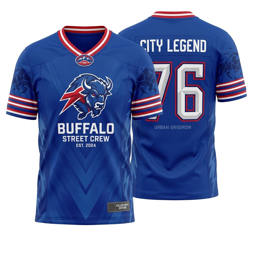 Unisex Athletic Football Fan Jersey - Breathable Mesh Game Day Sportswear