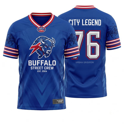 Unisex Athletic Football Fan Jersey - Breathable Mesh Game Day Sportswear