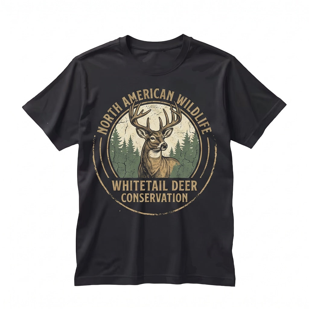 Vintage 90s Deer Buck Graphic Retro Rustic Wildlife Hunting Outdoors Dad Gift Unisex TShirt