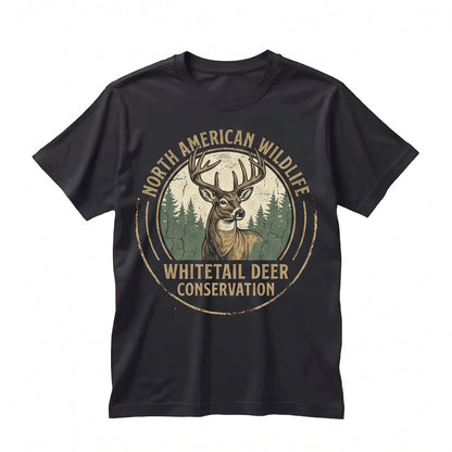 Vintage 90s Deer Buck Graphic Retro Rustic Wildlife Hunting Outdoors Dad Gift Unisex TShirt