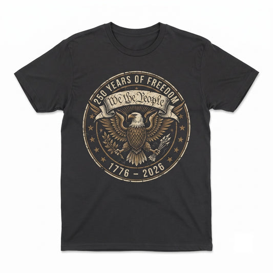 We The People Eagle America 250th Freedom Patriotic 4th of July Unisex TShirt