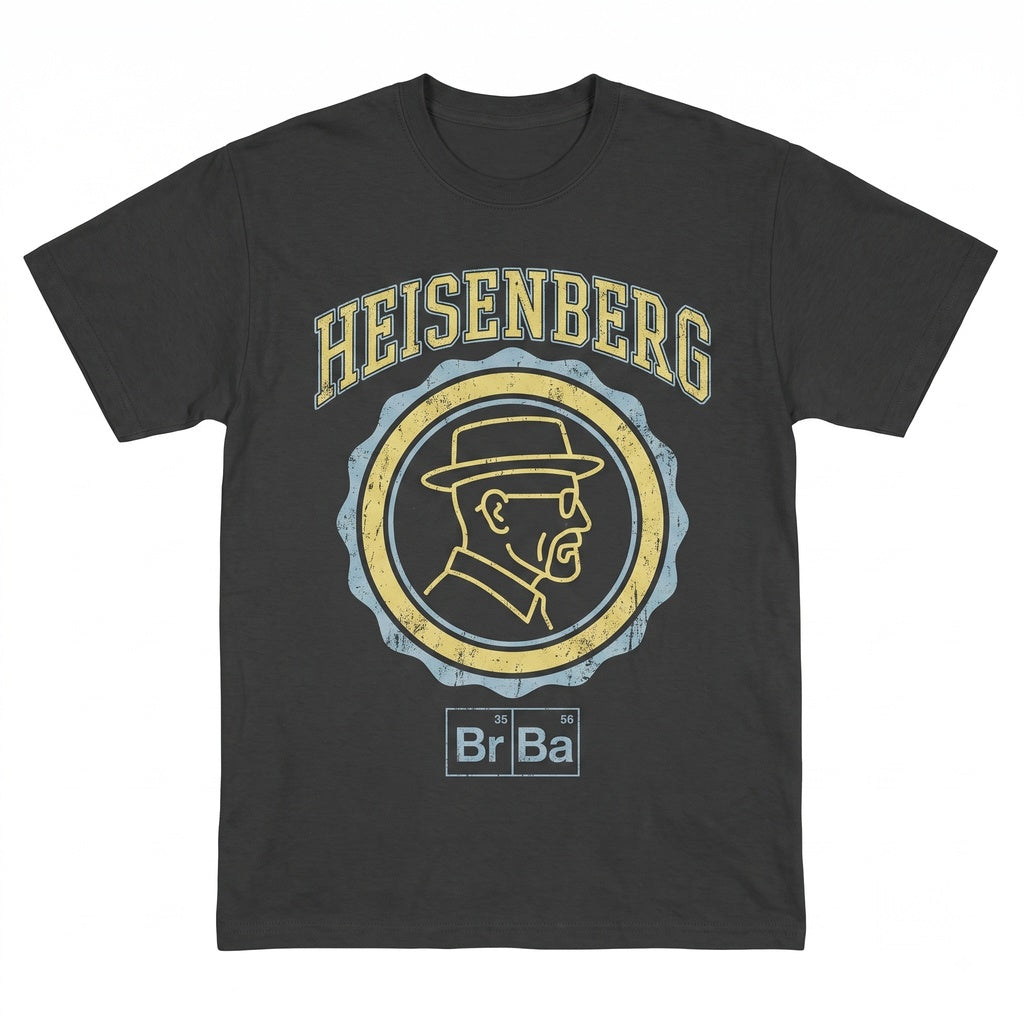 Chemistry Teacher Heisenberg Periodic Table Minimal Graphic Science Drama Unisex TShirt