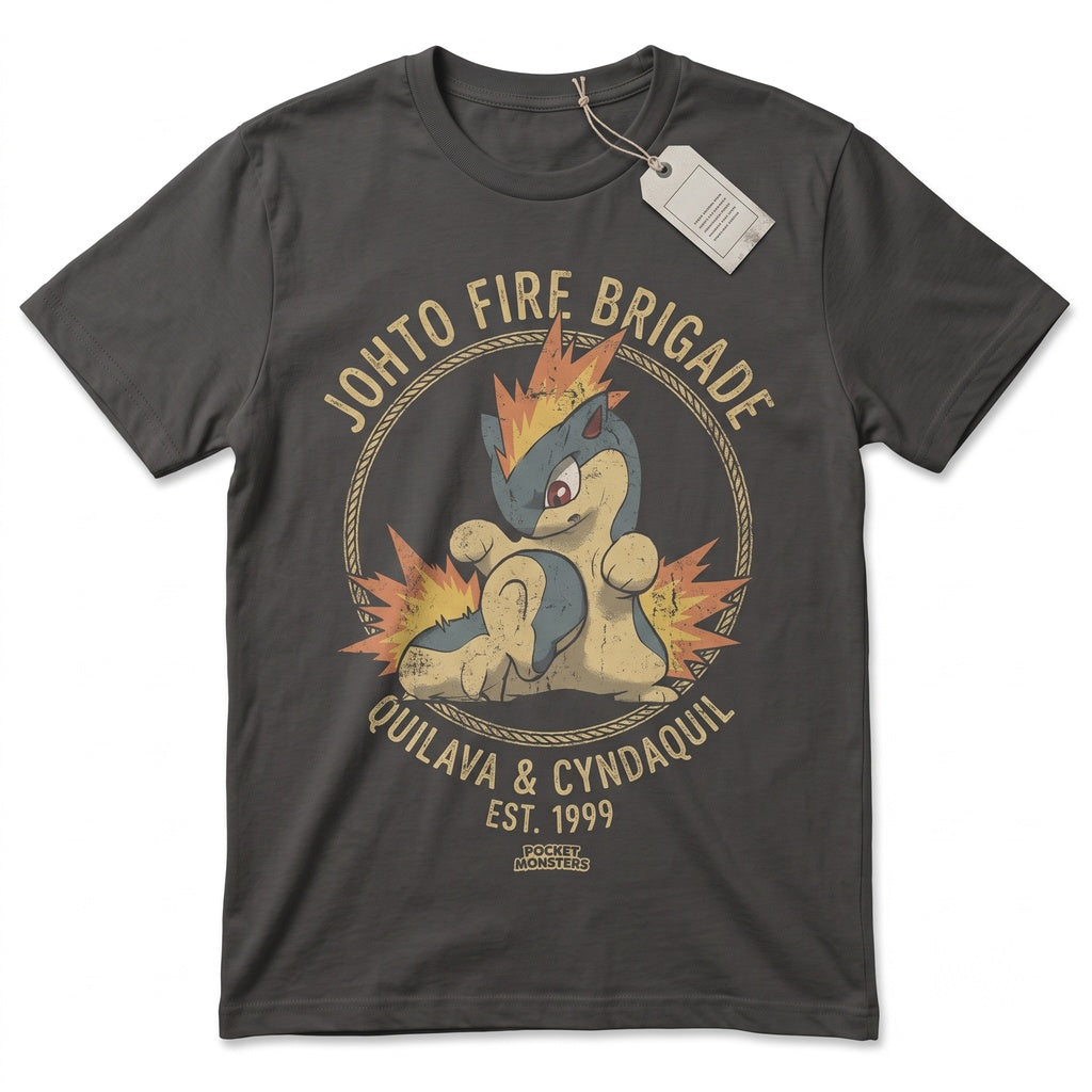 Vintage Cyndaquil Tank Top Cute Flame Anime Sleeveless Retro Streetwear Unisex TShirt